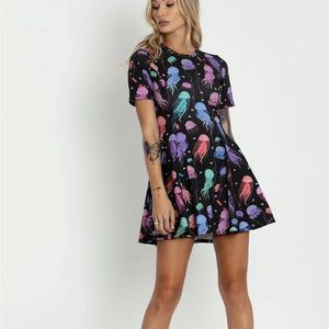 BlackMilk Sea Jellies Evil Tee Dress
